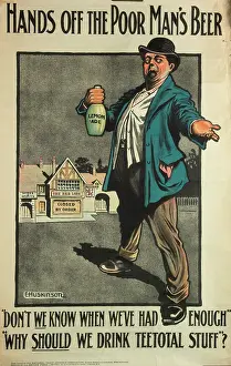 Restrictions: Licensing Bill poster 1908