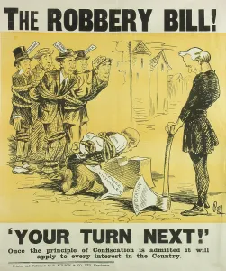 Restrictions: Licensing Bill poster, 1908