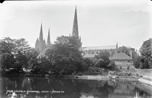 Spires: Lichfield Cathedral from the South