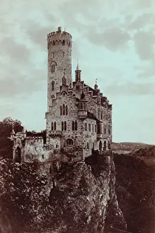 Gazebos: Lichtenstein Castle situated on a cliff located