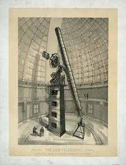Lick: The lick telescope, length 57 feet