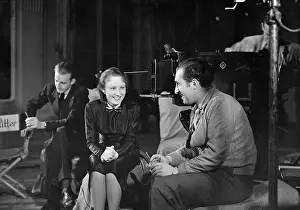 Baarova: Lida Baarova and Guenther Anders on the set of the Patriots