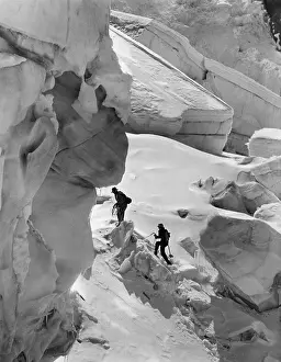 Mountaineering: Still from Liebesbriefe aus dem Engadin