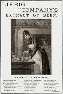 Accompanies: Liebig Beef Extract Advertisement