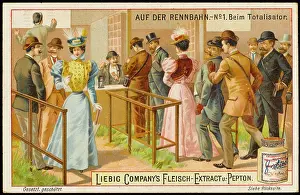 Punters: Liebig Card - Horse Racing