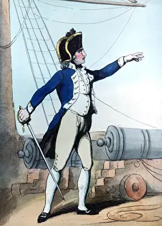 Caricaturist: Lieutenant Artist: Thomas Rowlandson