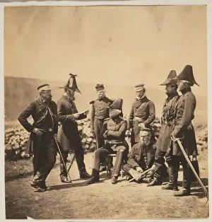 Pearson: Lieutenant General Sir George Brown GCB. & officers of his s