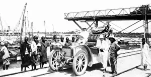 Rails: Lieutenant Graetz in Dar es Salaam, 1907