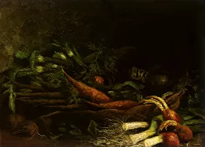Lifes: Still Life with a Basket of Vegetables, by Van Gogh