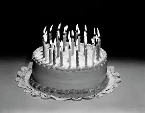 Frosting: Still Life Of Birthday Cake With