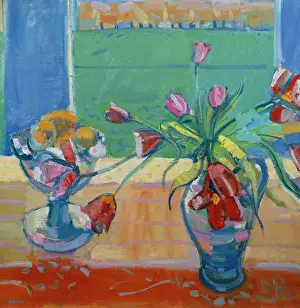 Still Life " Blown tulips