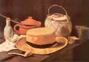 Lidded: Still Life with Boater, by Van Gogh