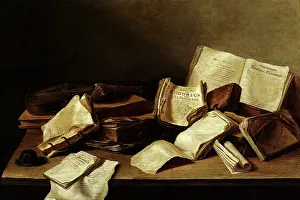 1628: Still Life with Books