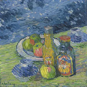 Alexej: Still Life with Bottles and Fruit