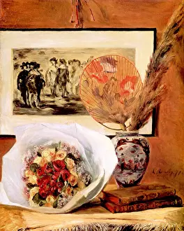 Stacked: Still Life with Bouquet, by Renoir