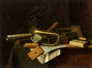 Harnett: Still Life with Bust of Dante