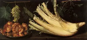 Cristobal: Still Life with Cardoon, Pomegranates and Grapes