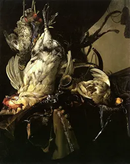 Aelst: Still Life of Dead Birds and Hunting Weapons