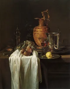Ewer: Still Life with Ewer, Vessel and Pomegranate