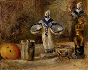 Condiments: Still Life with a faience Figure