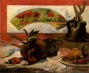 Lifes: Still Life with Fan, by Gauguin