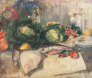 Jefferys: Still Life Fish and Vegetables