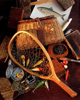 Mat002: STILL LIFE WITH FISHING GEAR