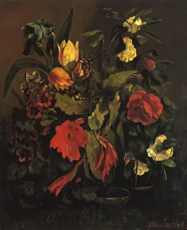Courbet: Still Life of Flowers, by Courbet
