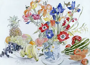 Pepper: Still Life with Flowers, Fruit and Vegetables