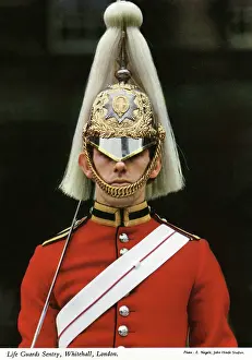 Sentries: Life Guards Sentry, Whitehall, London