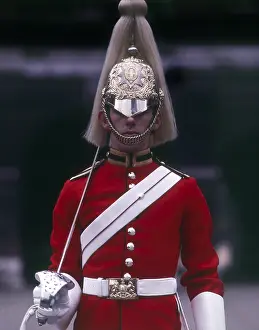Sentry: Life Guards Sentry, Whitehall, London