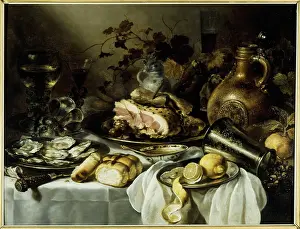 Claesz: Still life with ham