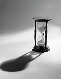 Halfway: Still Life Of Hourglass With Sand