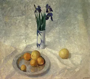 Convers: Still Life with Iris and Oranges