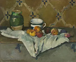 Ambiguous: Still Life with Jar, Cup, and Apples, by Paul Cezanne