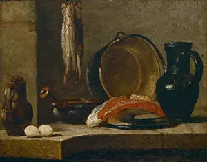 Chardin: Still Life of Kitchen Utensils