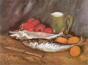 Tomatoes: Still Life with Mackerel, by Van Gogh
