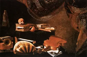 Evaristo: Still Life with Musical Instruments