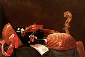 Lutes: Still Life of Musical Instruments