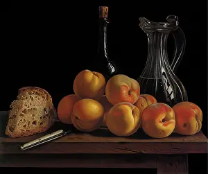 Glassware: Still Life with Peaches