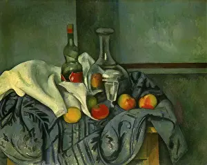 Peppermint: Still Life with Peppermint Bottle, by Paul Cezanne