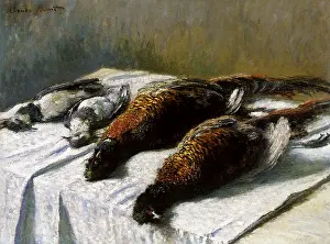 Lifes: Still Life of Pheasants and Plovers, by Monet