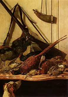 Lifes: Still Life with Rifle and Game, by Monet