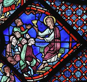Samaria: Life of St James stained glass window, Chartres