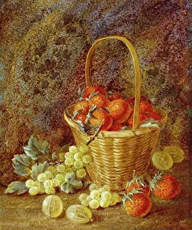 Strawberries: Still Life with Strawberries and Gooseberries