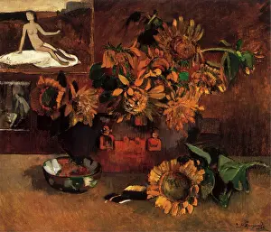 Sunflowers: Still Life with Sunflowers, by Gauguin