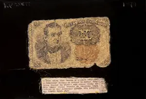 Harnett: Still Life - Ten-Cent Bill