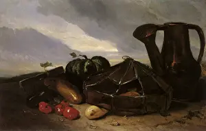 Rousseau: Still Life with Vegetables and Watering Can