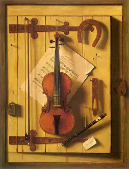 Horseshoes: Still LIfe, Violin and Music