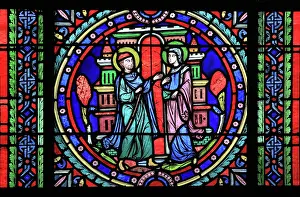 Steinheil: Life of the Virgin stained glass window, apse